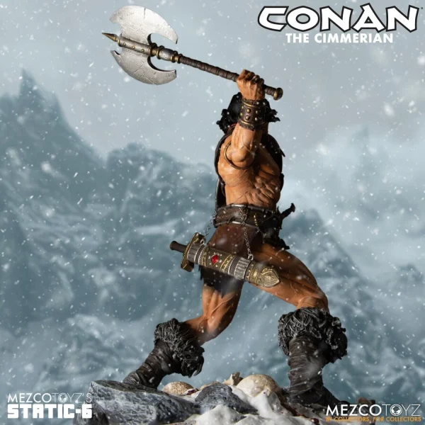 Conan the Barbarian - 1:6 Scale Cimmerian Static 6 Statue by Mezco