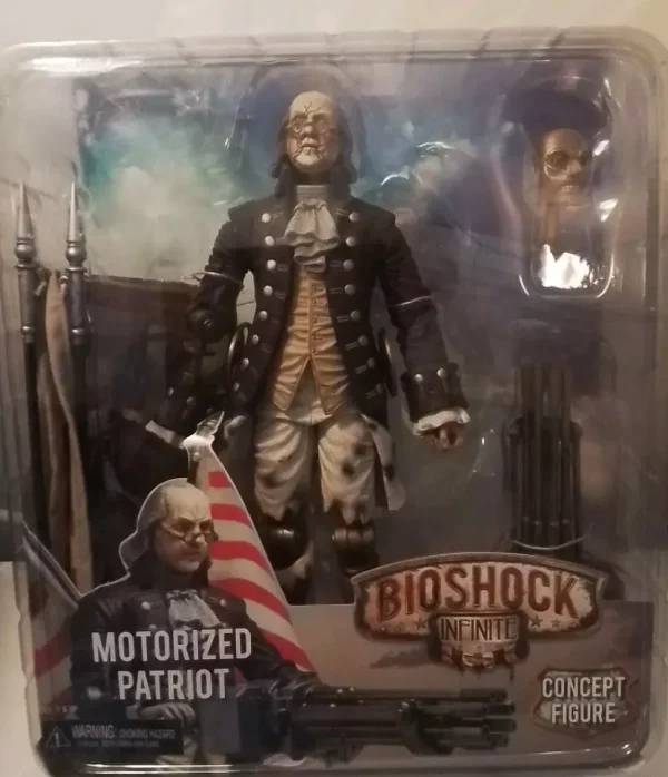 Bioshock Infinite - Benjamin Franklin Patriot Motorized 9" Action Figure by NECA