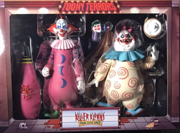 Killer Klowns from Outer Space - Toony Terrors Slim & Chubby 6" Action Figure 2-Pack by NECA