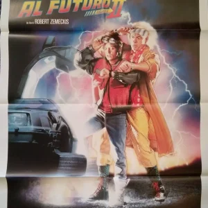 Back to the Future 2 (1989) – Original Italian 55” x 39” Poster , Michael J. Fox Vintage Release