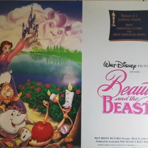 Beauty and the Beast (1991)– Original UK Quad Poster (30” x 40”) , Walt Disney