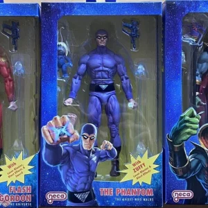 Flash Gordon - Original Superheroes Flash, Ming and Phantom 7" Scale Action Figure 3-Pack by NECA