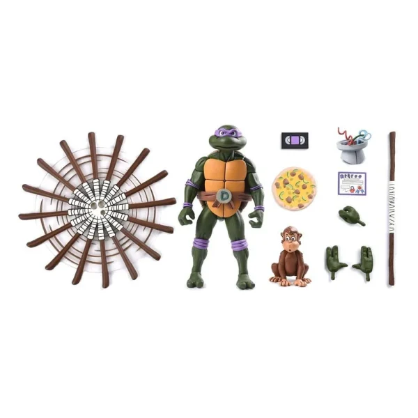 Teenage Mutant Ninja Turtles - Donatello VHS Cartoon Ultimate 7" Scale Action Figure by NECA