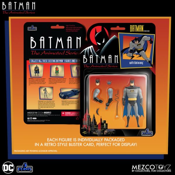 DC - 5 Points Batman from the Animated Series Action Figure by Mezco