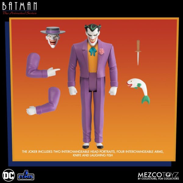 DC - 5 Points Joker from the Animated Batman Series Action Figure by Mezco