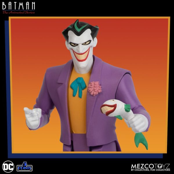 DC - 5 Points Joker from the Animated Batman Series Action Figure by Mezco