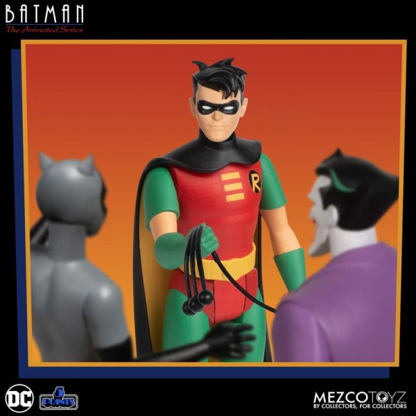 DC - 5 Points Robin from the Animated Batman Series Action Figure by Mezco