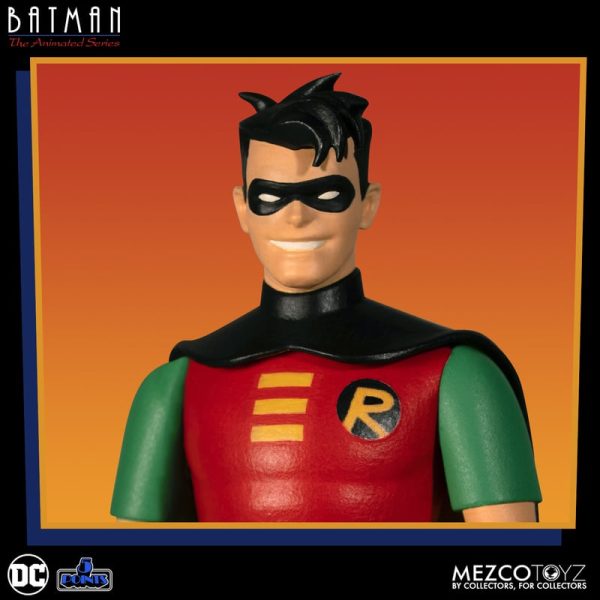 DC - 5 Points Robin from the Animated Batman Series Action Figure by Mezco