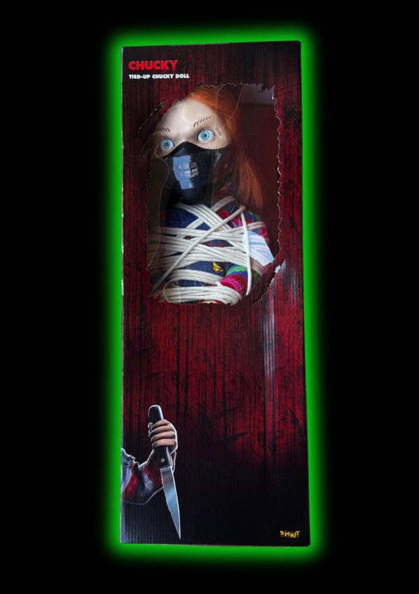 Chucky 24” Tied-up Posable Doll – Spirit Halloween
