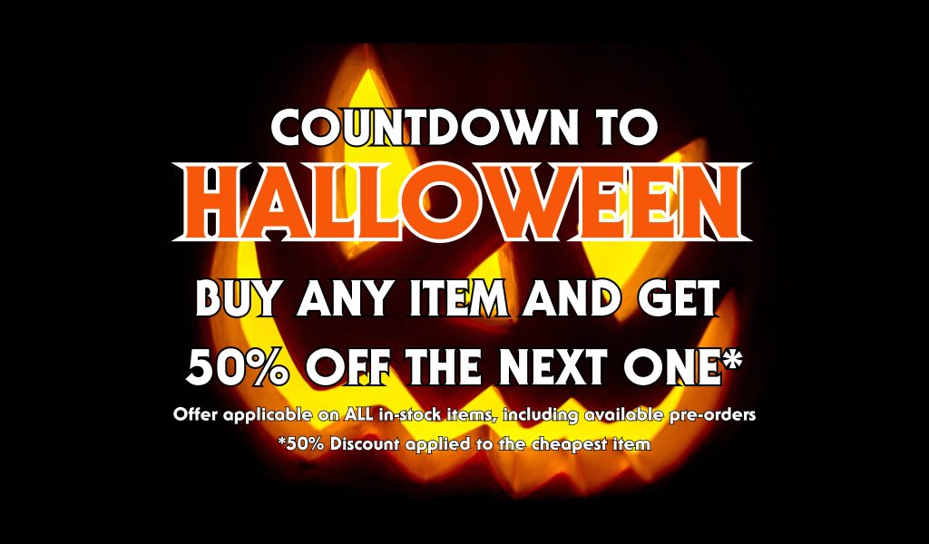 Countdown to Halloween Promo at theMovieMerch.com