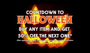 Countdown to Halloween Promo at theMovieMerch.com