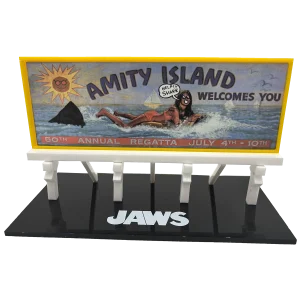 JAWS Amity Island Billboard SDCC 2025 Exclusive Scaled Replica | Limited Edition at theMovieMerch.com
