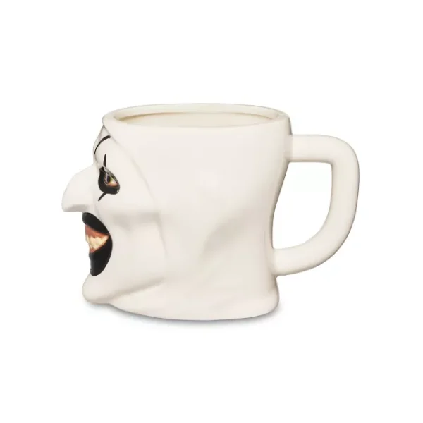 Terrifier Art the Clown Molded Coffee Mug 20 oz by Spencer’s Gifts at themoviemerch.com