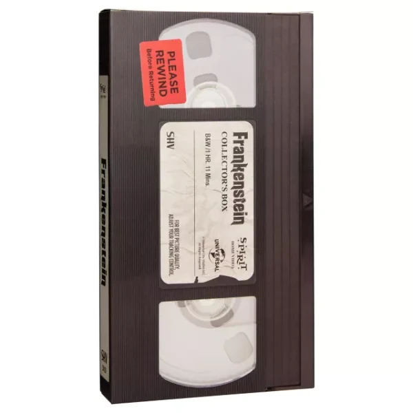 Universal Monsters Frankenstein Collector’s VHS-Style Box Set by Spirit Halloween at themoviemerch.com