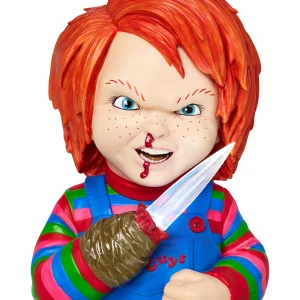 Chucky Bust Light-Up Statue by Spirit Halloween at themoviemerch.com