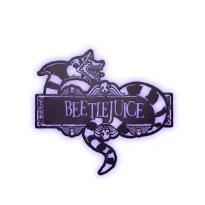 Beetlejuice Sandworm LED Light-Up Sign by Spirit Halloween at themoviemerch.com