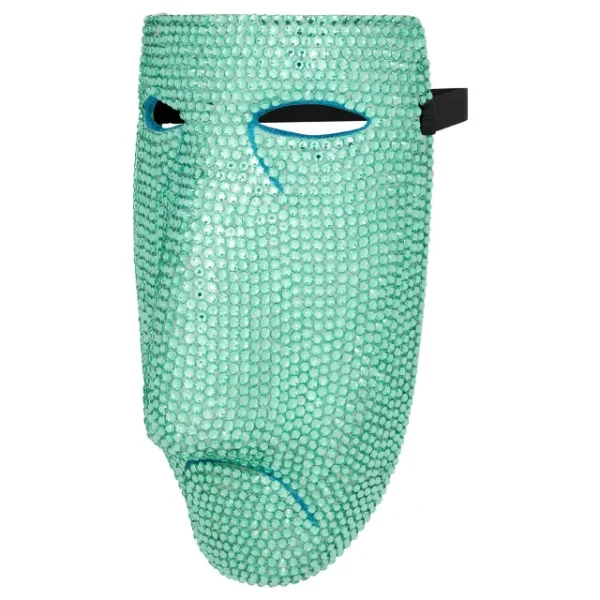 Nightmare Before Christmas Bling Shock Green Rhinestone Half Mask by Spirit Halloween at themoviemerch.com