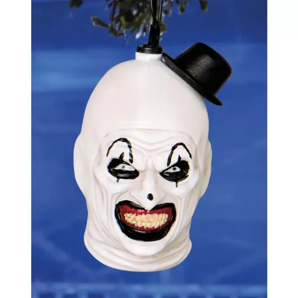 Terrifier Art the Clown Head String Lights Sign by Spirit Halloween at themoviemerch.com