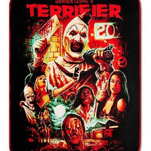 Terrifier Art the Clown 50″ x 60″ Fleece Blanket by Spencer’s Gifts | Horror Collectible at themoviemerch.com