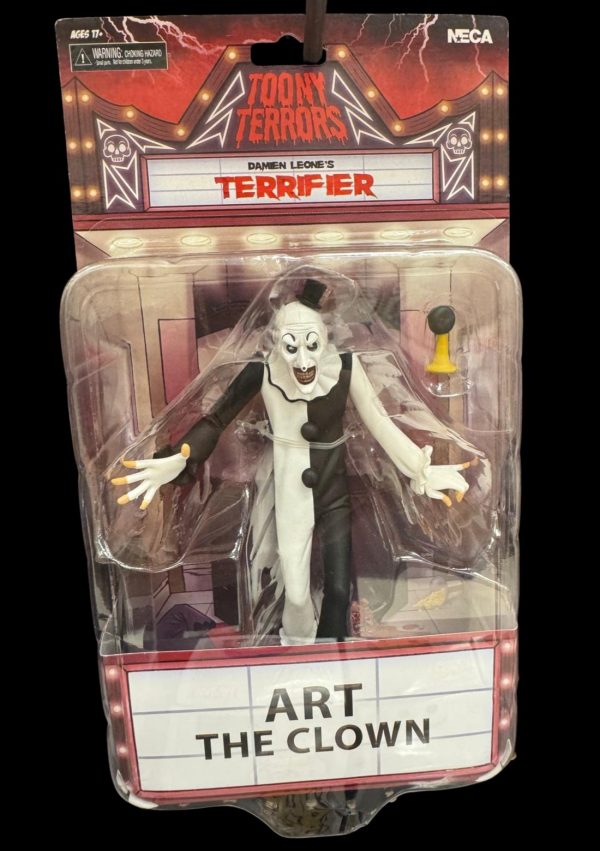 Terrifier – Art the Clown Toony Terrors 6” Action Figure by NECA at themoviemerch.com