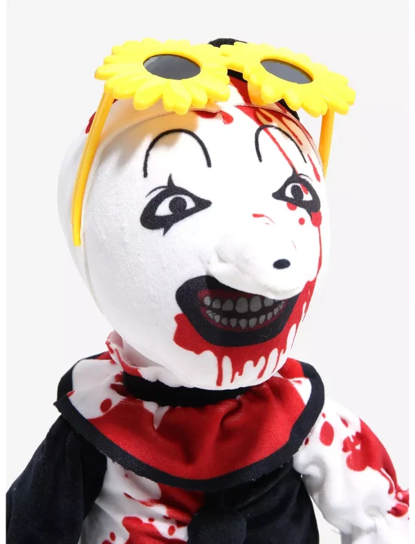Terrifier – 11” Bloody Art the Clown Plush Toy by Hot Topic at themoviemerch.com