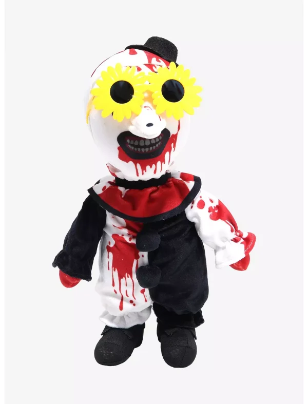 Terrifier – 11” Bloody Art the Clown Plush Toy by Hot Topic at themoviemerch.com