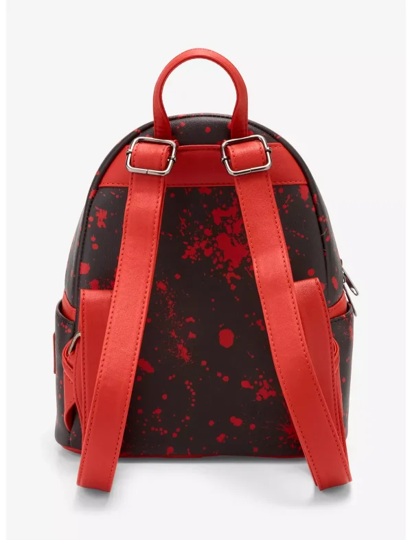 Terrifier Art the Clown Splatter Mini Backpack by Loungefly at themoviemerch.com
