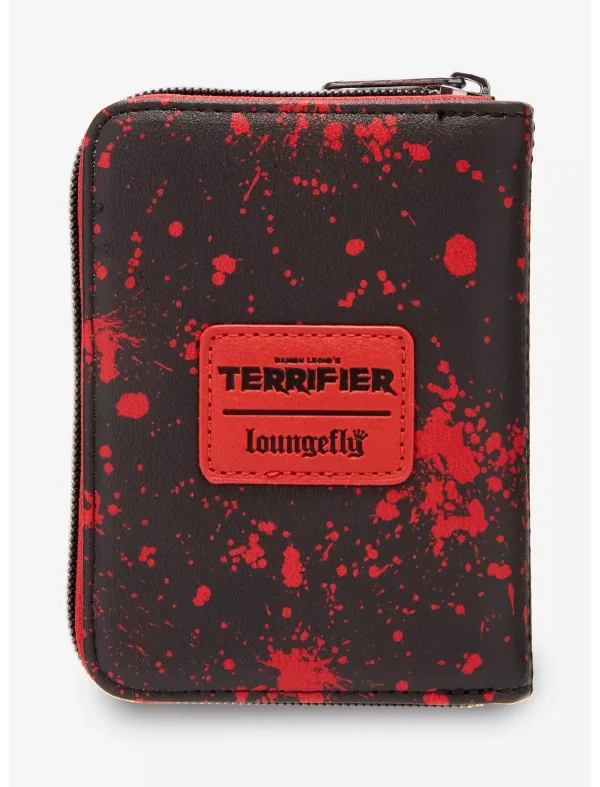 Terrifier Art the Clown Splatter Mini Wallet by Loungefly at themoviemerch.com