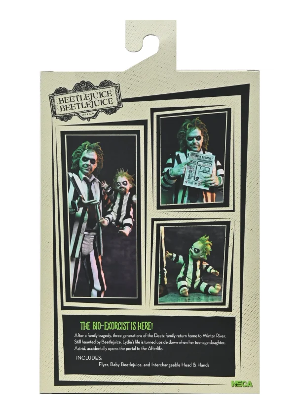 Beetlejuice - Striped Suit Ultimate 7" Scale Action Figure by NECA at themoviemerch.com