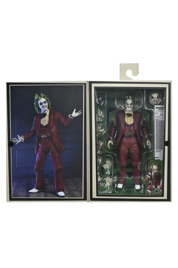 Beetlejuice - Red Tuxedo Ultimate 7" Scale Action Figure by NECA at TheMovieMerch.com