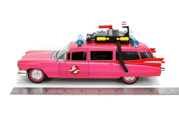 Ghostbusters Pink Slips ECTO-1 1:24 Scale Die-Cast by Jada Toys at themoviemerch.com