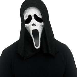 Scream Pearl Ghost Face Mask by Spirit Halloween | Horror Costume Accessory at theMovieMerch.com