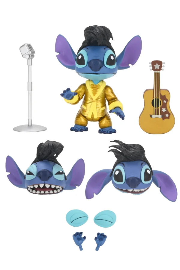 Disney - Lilo and Stitch Gold Suit Elvis Ultimate 7" Scale Action Figure by NECA at TheMovieMerch.com