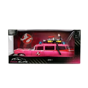 Ghostbusters Pink Slips ECTO-1 1:24 Scale Die-Cast by Jada Toys at themoviemerch.com