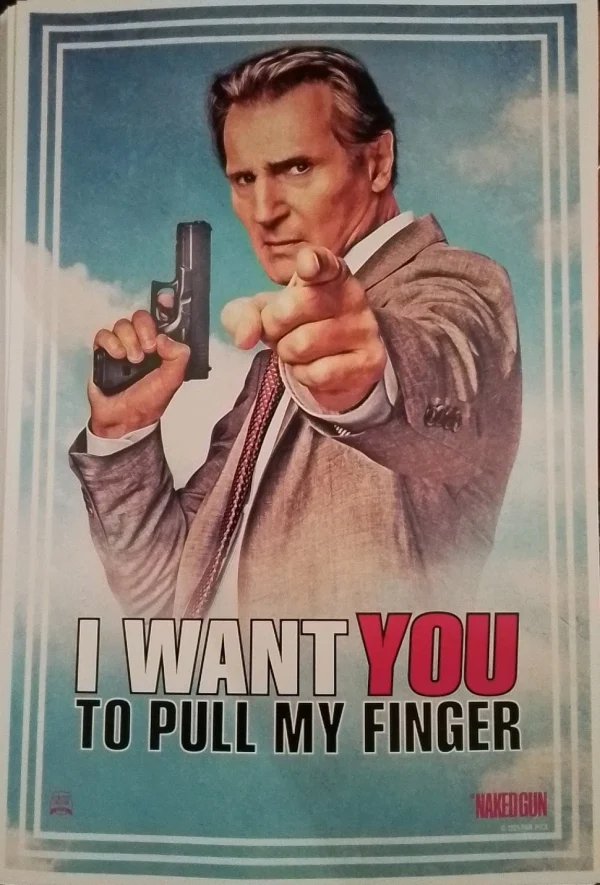 The Naked Gun 12×18 AMC Exclusive Poster at themoviemerch.com