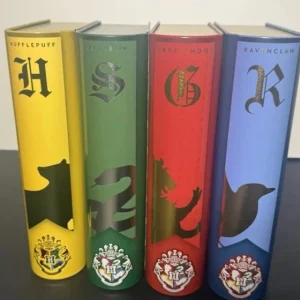 Harry Potter Regal Exclusive Hogwarts Houses Book Popcorn Bucket & Cup Combo at themoviemerch.com