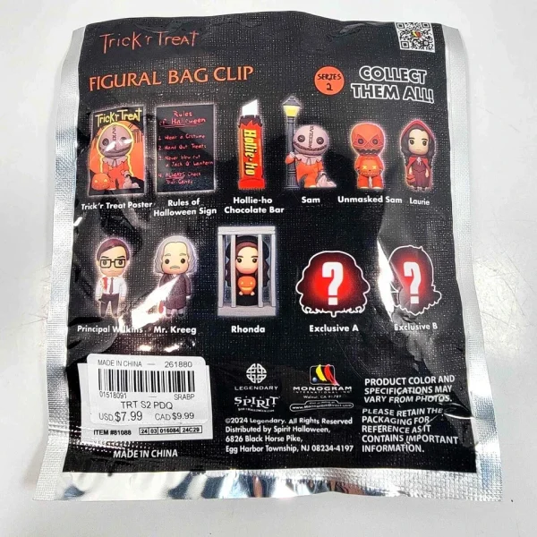Trick ’r Treat Hollie Ho Chocolate Bar Bag Clip by Spirit Halloween at themoviemerch.com