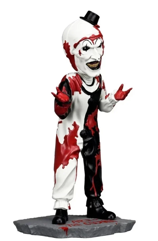 Terrifier – Art the Clown Head Knocker Bobblehead by NECA | Hand-Painted Horror Collectible at themoviemerch.com