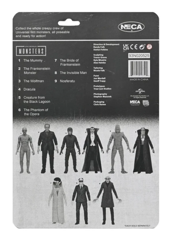 Bride of Frankenstein 7″ Glow-in-the-Dark Action Figure by NECA | Universal Monsters at themoviemerch.com