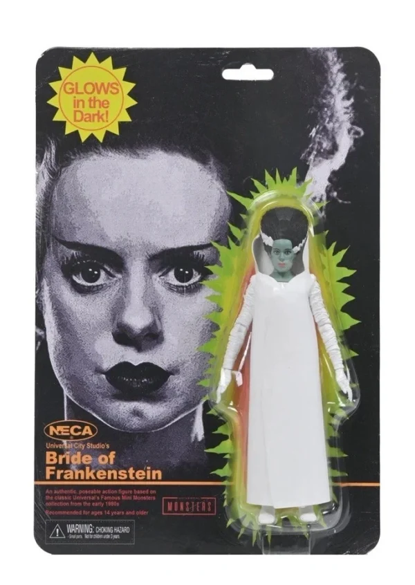 Bride of Frankenstein 7″ Glow-in-the-Dark Action Figure by NECA | Universal Monsters at themoviemerch.com