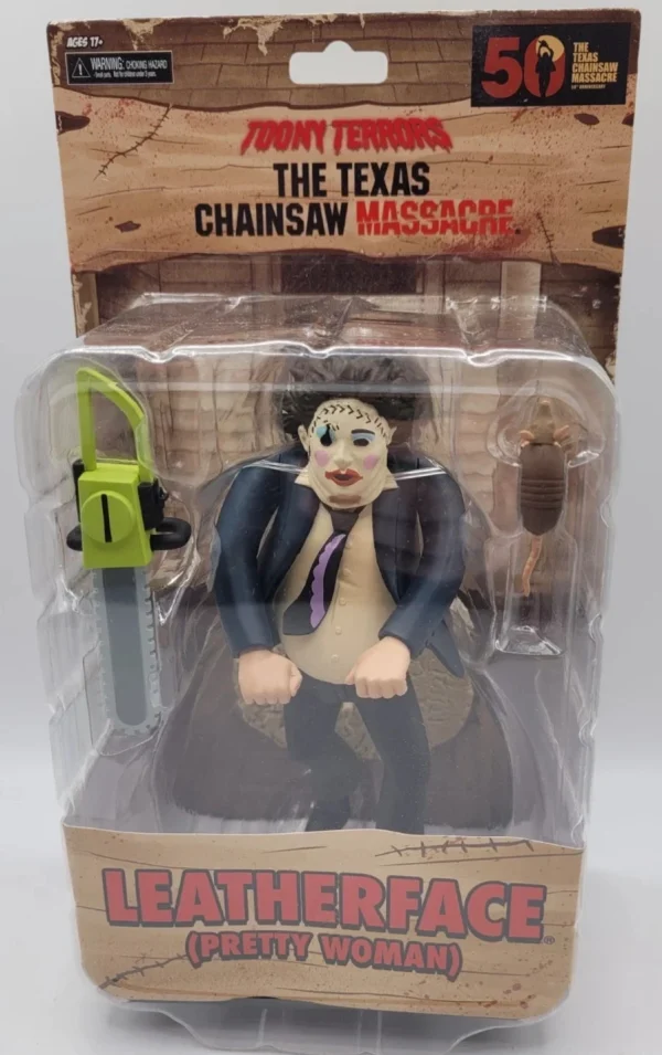Texas Chainsaw Massacre – Pretty Woman Leatherface Toony Terrors 6” Figure by NECA | Stylized Horror Collectible at themoviemerch.com