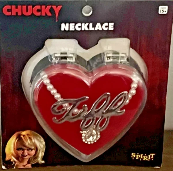 Chucky Tiffany Ring & Necklace Jewelry Set by Spirit Halloween at themoviemerch.com