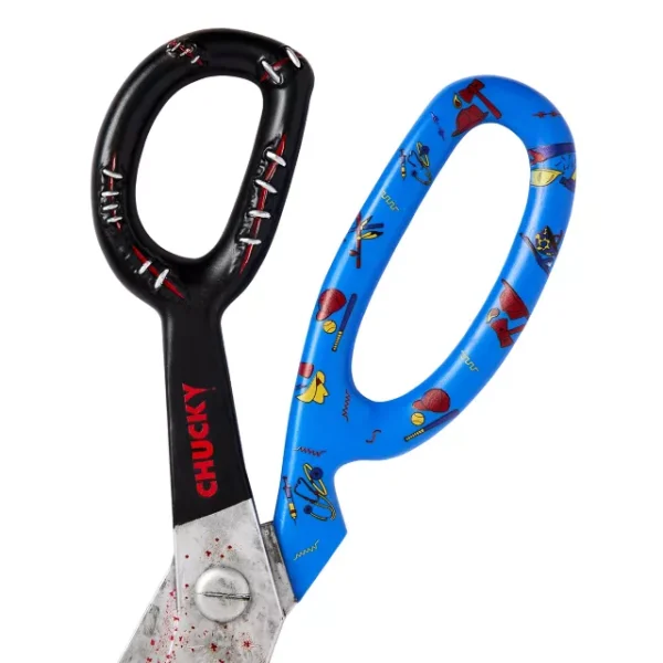 Chucky Giant Scissors Prop – 18” Official Spirit Halloween Display at themoviemerch.com