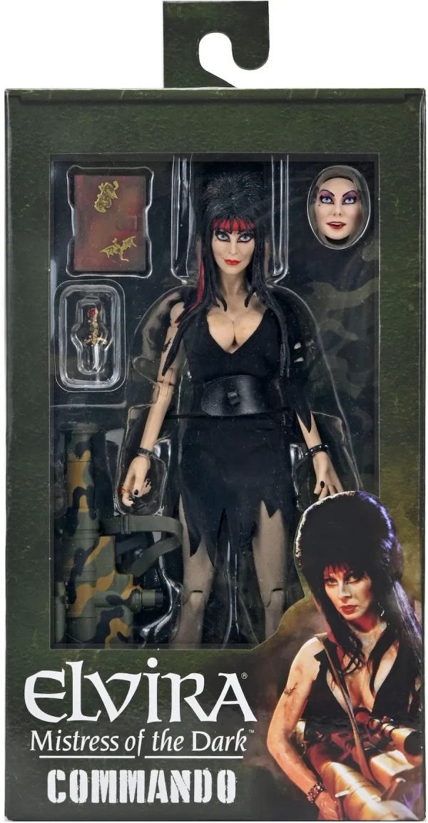 Elvira: Mistress of the Dark – Commando 8” Action Figure by NECA at themoviemerch.com