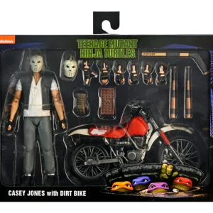 TMNT Movie Casey Jones with Dirt Bike – NECA Walmart Exclusive | 7” Action Figure Set at themoviemerch.com