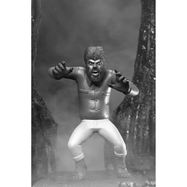 Universal Monsters – The Wolf Man B&W Toony Terrors Figure by NECA at themoviemerch.com