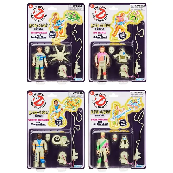 The Real Ghostbusters Ecto Glow Heroes Box Set – Kenner Hasbro at themoviemerch.com
