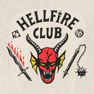 Stranger Things Hellfire Club Tote Bag – Official Canvas Style at theMovieMerch.com