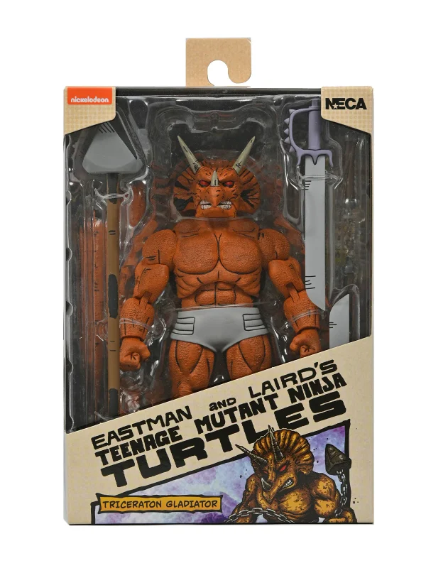 NECA TMNT Mirage Comics Triceraton Gladiator 7” Action Figure at themoviemerch.com