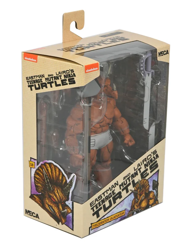 NECA TMNT Mirage Comics Triceraton Gladiator 7” Action Figure at themoviemerch.com